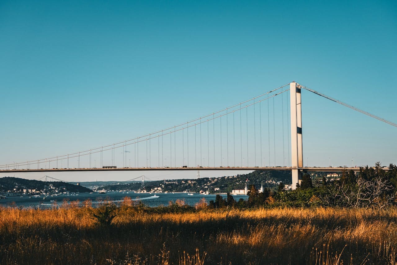 Bosforo tiltas Stambule Turkija